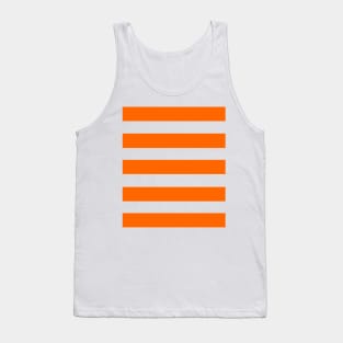 Orange Stripes Tank Top